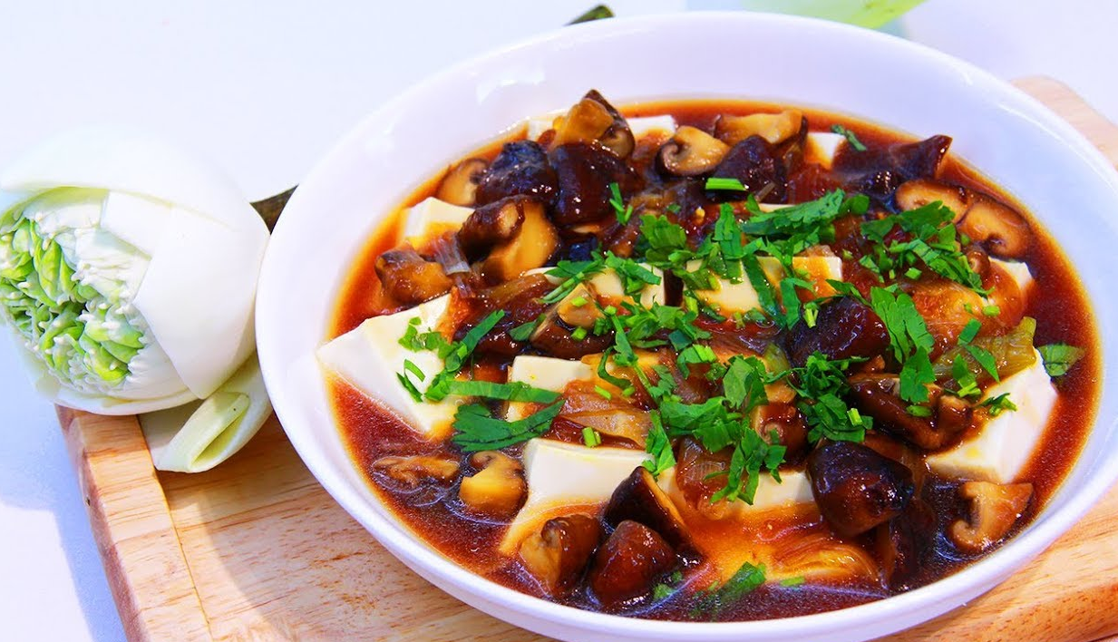 Tàu hũ non sốt đông